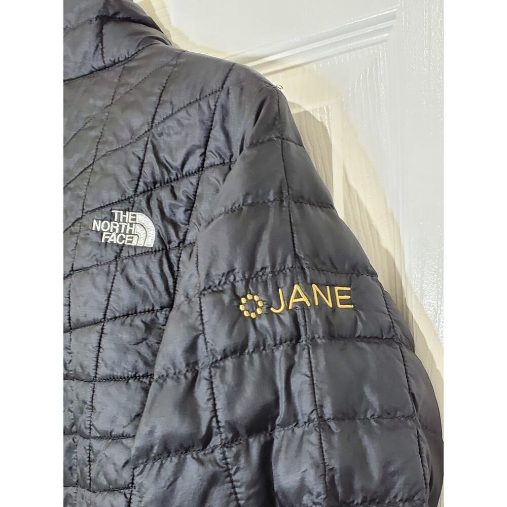 The North Face ThermoBall Insulated Jacket Women S Black Full Zip (Embroidered) - Picture 4 of 16